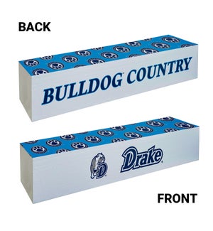 School Pride Drake University Block